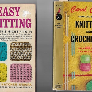 Vintage Paperback Books on Technique Instruction and Pattern