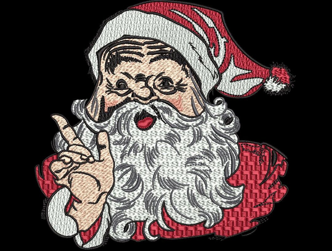 Traditional Santa Design 2 Sizes - Etsy