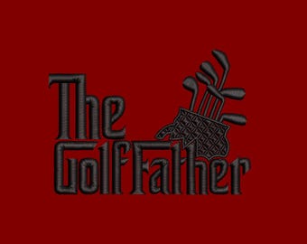 O Pai do GOLF - Design de Bordado à Máquina