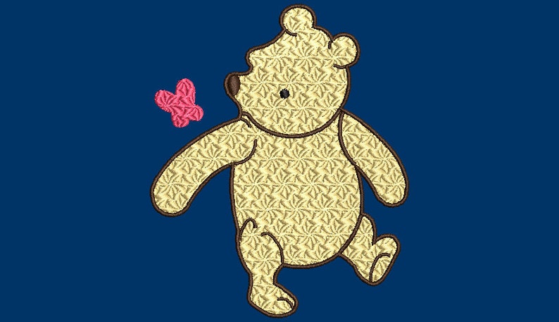 Classic Winnie the Pooh & Butterfly - Etsy