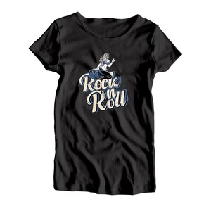 Rock n Roll T-shirt, Rock n Roll Tee, Vintage Style Rock n Roll shirt, Guitar shirt, Rock & Roll t-shirt, Music lover tee, Songwriter Shirt