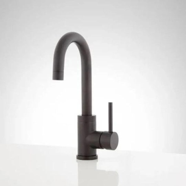 New Matte Black Ravenel Single-Hole Bar Faucet by Signature Hardware