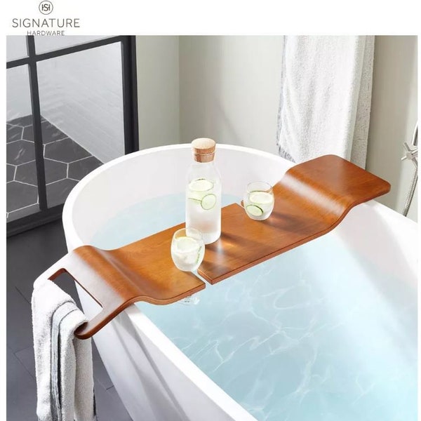 New Orsen Tub Tray in Maple by Signature Hardware