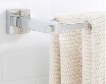 New Chrome 24" Albury Collection Double Towel Bar by Signature Hardware