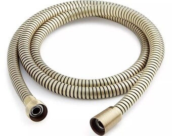 New Polished Nickel 60" Stretchable Metal Hand Shower Hose by Signature Hardware