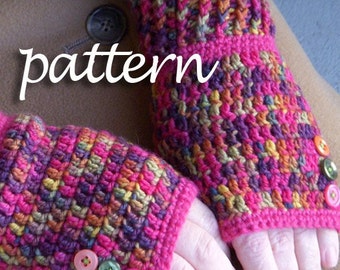 Pattern -- Betty's crocheted handwarmers