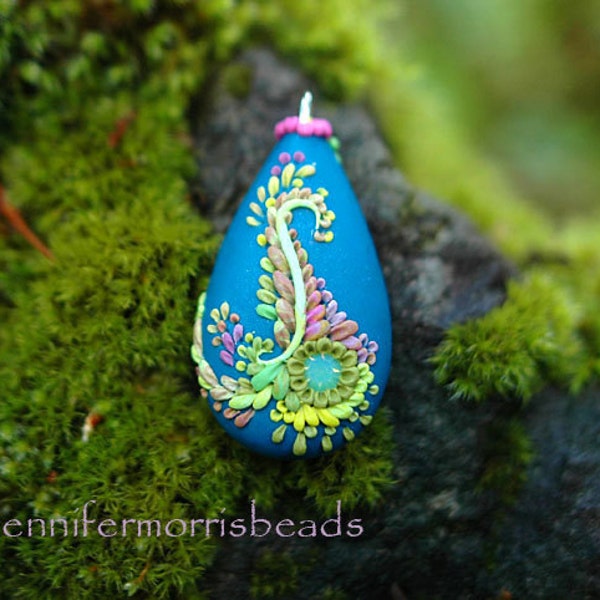 tea with mermaids - playful undersea adventure pendant