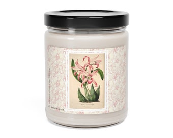Scented Soy Candle - Sea salt & orchid, 9oz