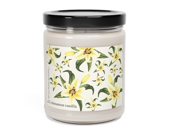 Scented Soy Candle - Cinnamon Vanilla 9oz