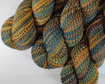 Pine Needle - ColorMix DK - Superwash Merino DK weight hand dyed yarn - marl - long gradient
