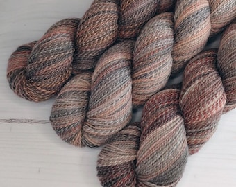 Blush - Grit Sock - Superwash Cheviot Wool/Nylon - Marl, gradient, hand dyed, hard wearing