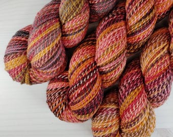 Bonfire - ColorMix DK - Superwash Merino DK weight hand dyed yarn - marl - long gradient