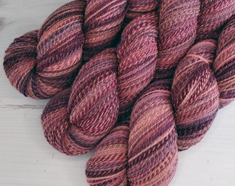 Wine List - Grit Sock - Superwash Cheviot Wool/Nylon - Marl, gradient, hand dyed, hard wearing