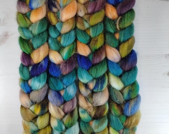 Spruce - SW Cheviot Wool / Nylon Combed Top for spinning