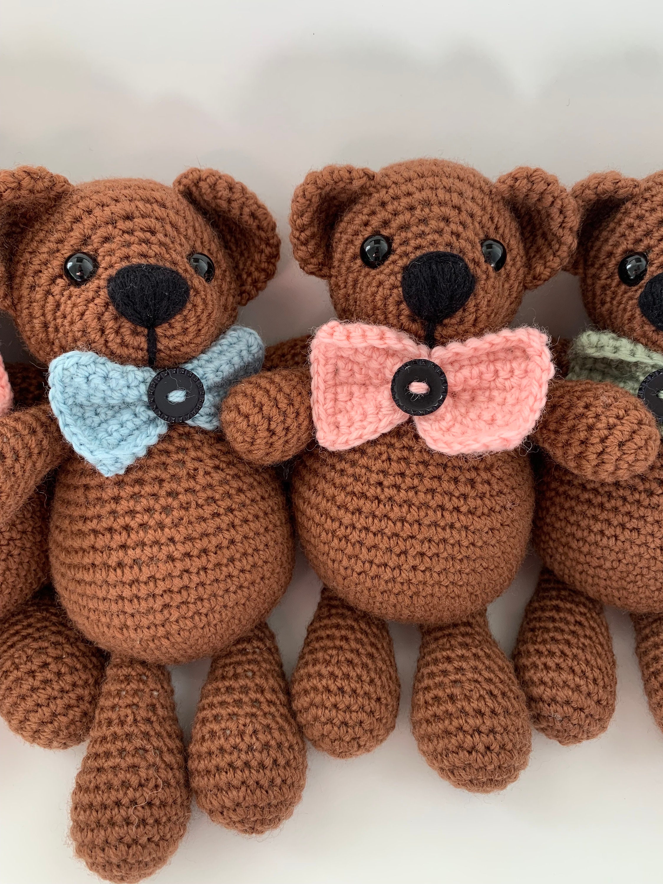 The Bow Tie Bear CROCHET PDF PATTERN / Amigurumi Teddy Bear, Easy ...