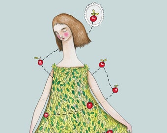 MarmeeCraft art print, "A Constellation of Apples"