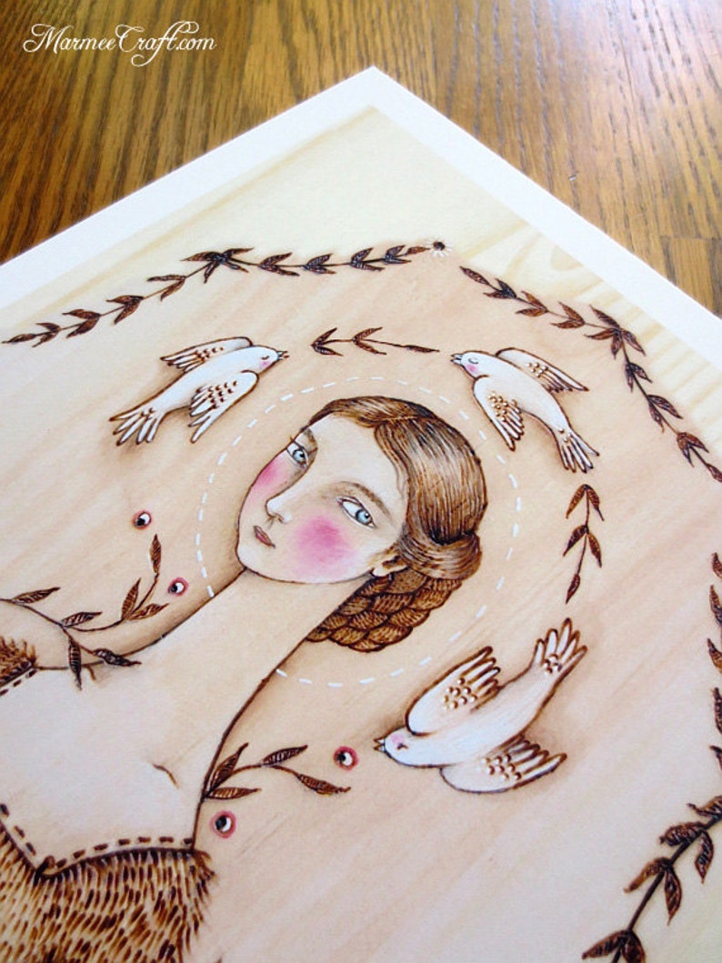 MarmeeCraft art print, Birdsong's Fable image 2