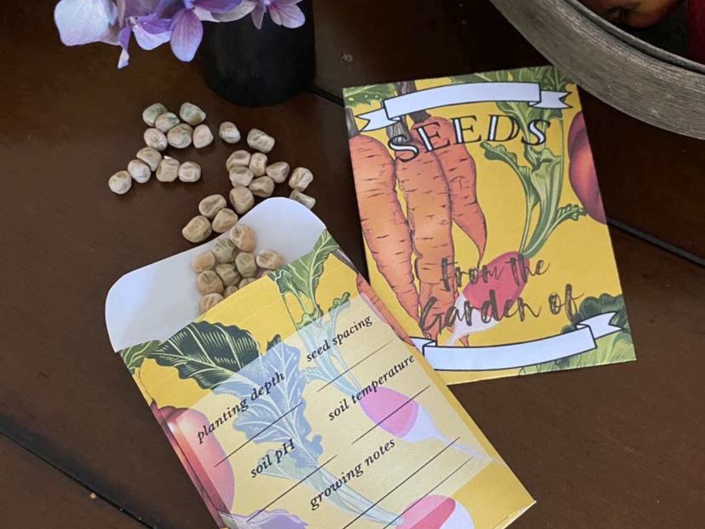 SEED PACKET Templates . Printables . Seed Saver Bundle of 3 for Flowers, Fruits and Vegetables ...