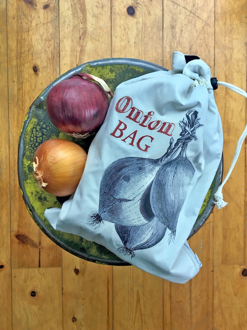 Keep Fresh Reusable ONION Storage Bag Large Etsy