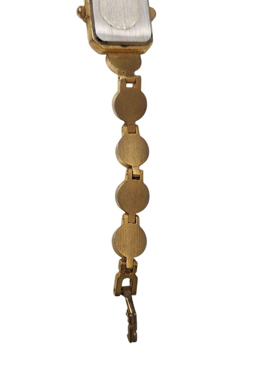 Vintage Park Lane Gold Tone Bracelet Style Watch Crystal Accents Tested J278 Park Lane Vintage Gold Tone Watch Cubic Zirconia Bracelet  main image 4