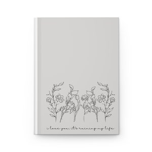 I Love You, It's Ruining My Life - Fortnight - TTPD - Matte Hardcover Journal Dream Diary Taylor Swift Swiftie Poet Notebook