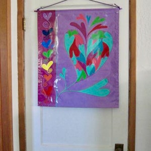Vibrant Hearts, Chakra Flower Hearts indoor, outdoor banner image 7