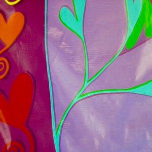 Vibrant Hearts, Chakra Flower Hearts indoor, outdoor banner image 6