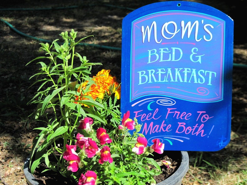 MOM'S Bed and Breakfast Wall Sign, Made To Order image 1