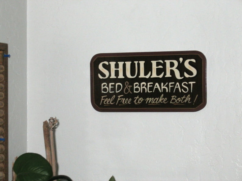 MOM'S Bed and Breakfast Wall Sign, Made To Order image 5