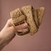 Nahia Raffia Belt - Tea
