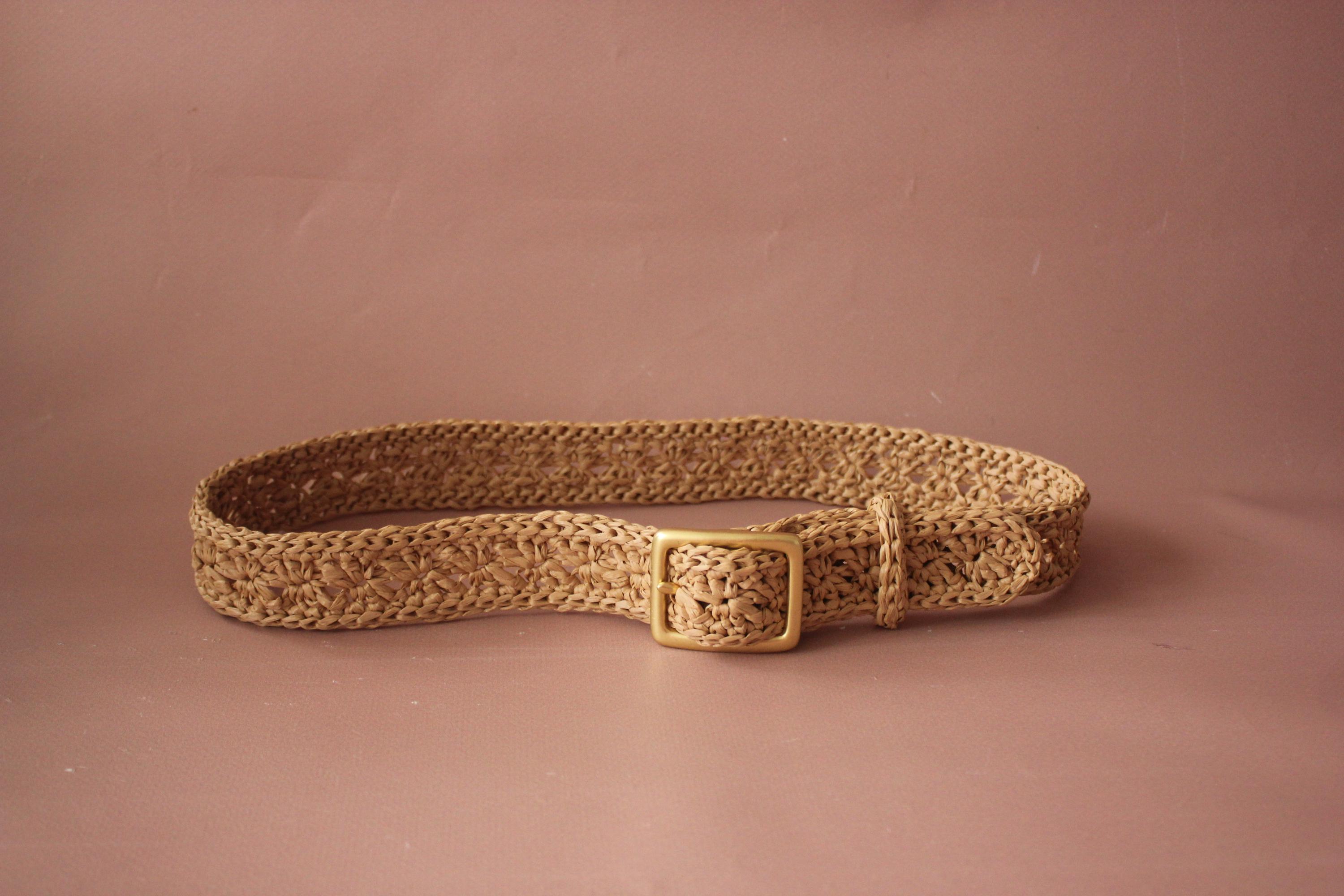 Straw Waist Belt * Raffia Waist Belt * Women’s Raffia Belt * Boho Style ...