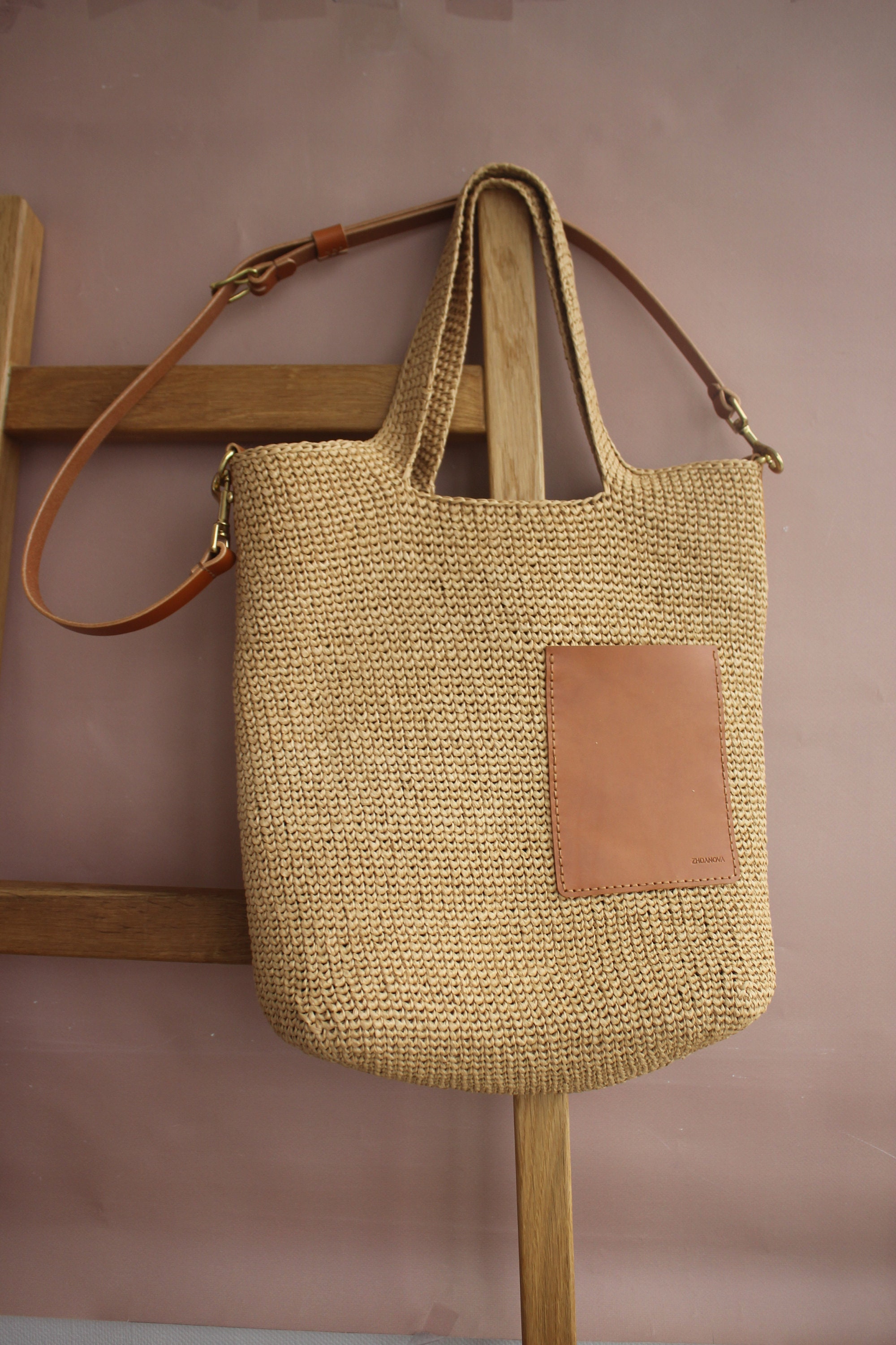 Large Straw Tote Bag * Raffia Tote Bag * Casual Tote Bag * Large ...