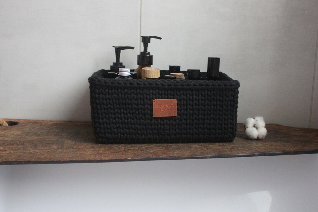 Countertop Bathroom Organizer * Cosmetic Storage Organizer * Black ...