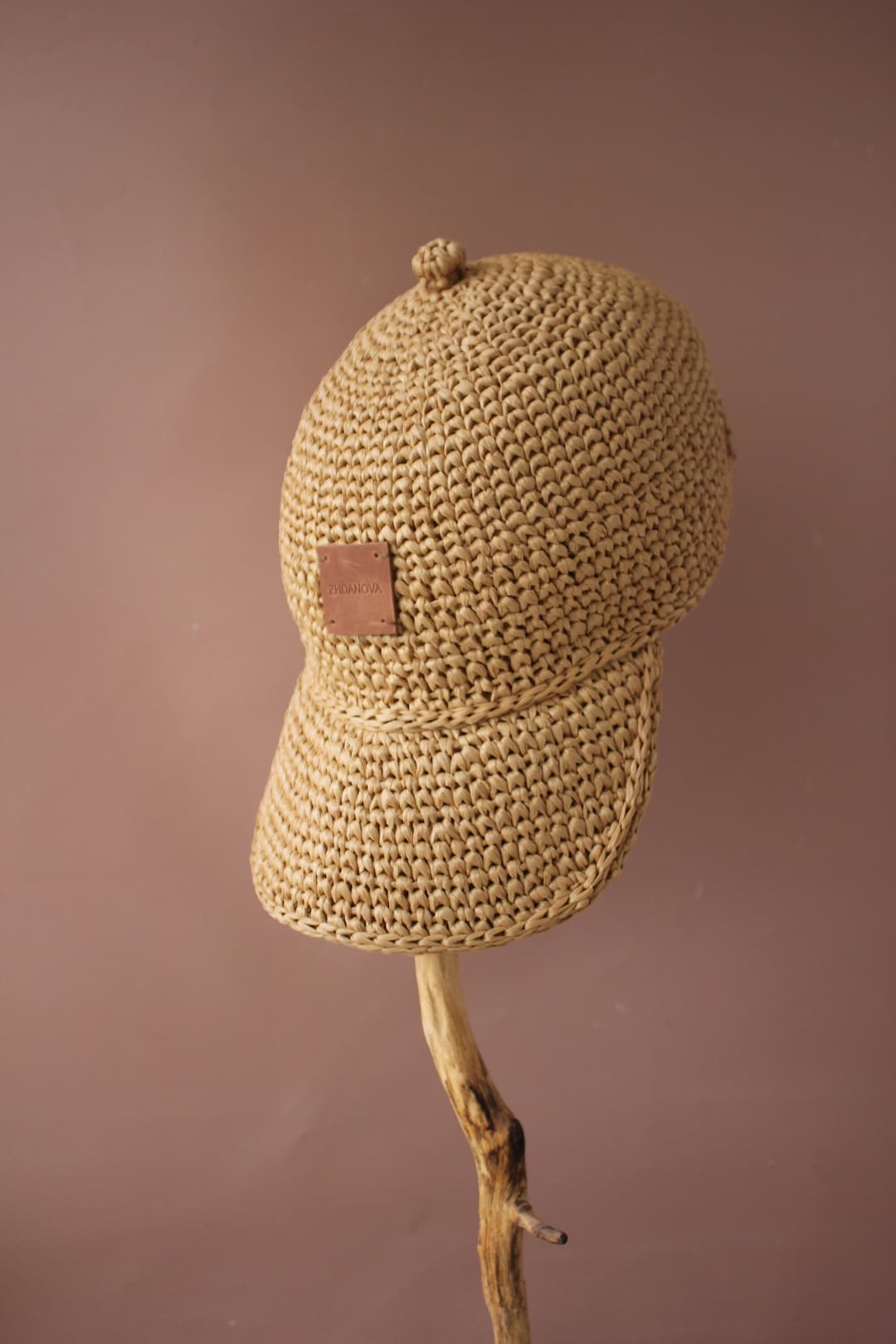 Summer Raffia Baseball Cap Straw Baseball Cap Womens Baseball Cap