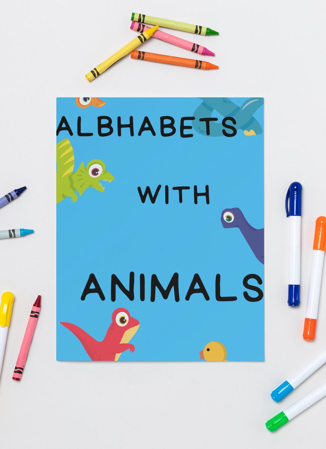A to Z Animal Coloring Book: Alphabet Learning for Toddlers - Etsy