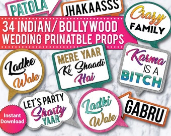 wedding photo booth props online india