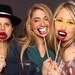 20 Lips Photo Booth PRINTABLE Props, Funny Mouth Realistic Party Props, Printable Props, Lips ...