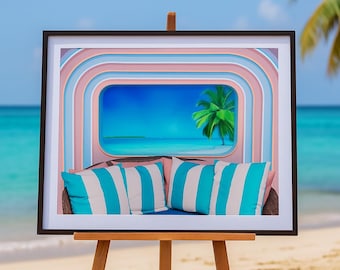 Bach Island Confessional Backdrop Print - Matte Poster Print - Various Sizes