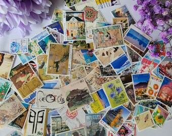 100+ Japan Kultur Briefmarken, Japan, Philatelie, Philately, Postage Stamps, Scrapbooking, Journaling, Junk Journaling