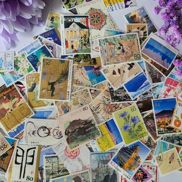 100+ Japan Kultur Briefmarken, Japan, Philatelie, Philately, Postage Stamps, Scrapbooking, Journaling, Junk Journaling
