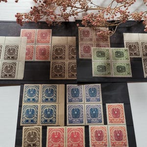 Sellos del escudo de armas de Austria alemana Austria, sin usar, Filatelia, Filatelia, Sellos postales