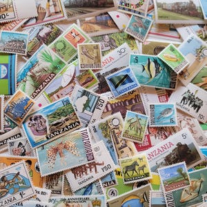 80 Tanzania menta nunca con bisagras vintage, sellos postales no utilizados, África, Filatelia, Filatelia, Sellos postales