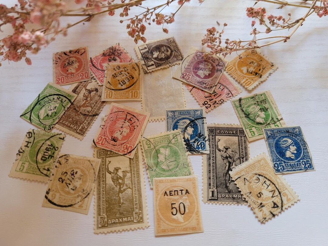 20 Ancient Greece Postage Stamps, Philately, Philately, Postage Stamps ...
