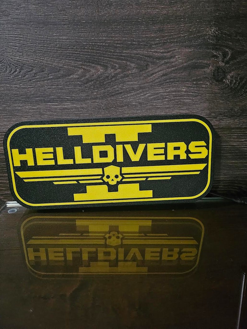 Helldivers 2 LED Sign, RGB Lightbox - Etsy