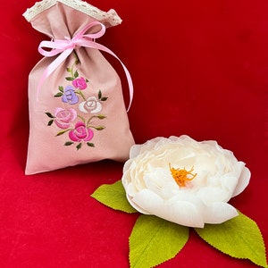 echsen bestickte kordelzugbeutel | Kleines Stofftäschchen | Hochzeit Geschenktüten Aufbewahrungsbeutel | Schmucksäckchen | Kosmetiktaschen