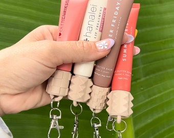 GLOSSGRL Keychain Cap for Lipgloss and Balm Bubble Cap Chap