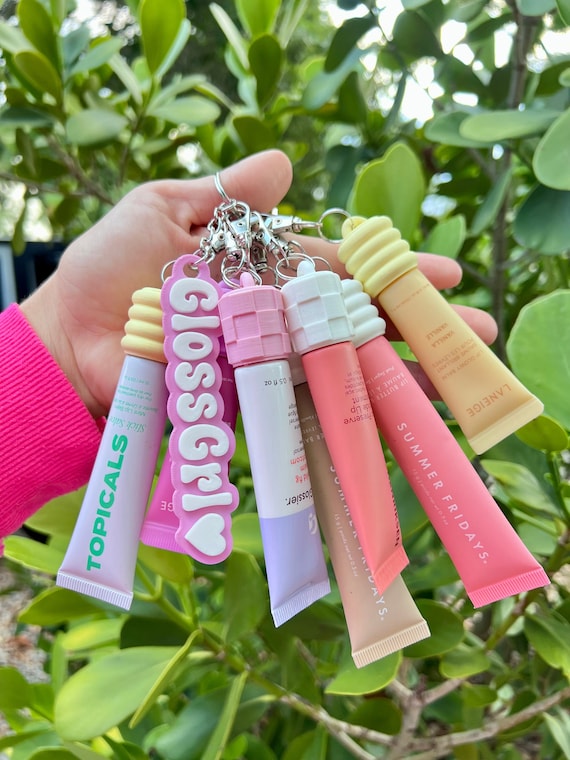 Lip balm keyring cap deals