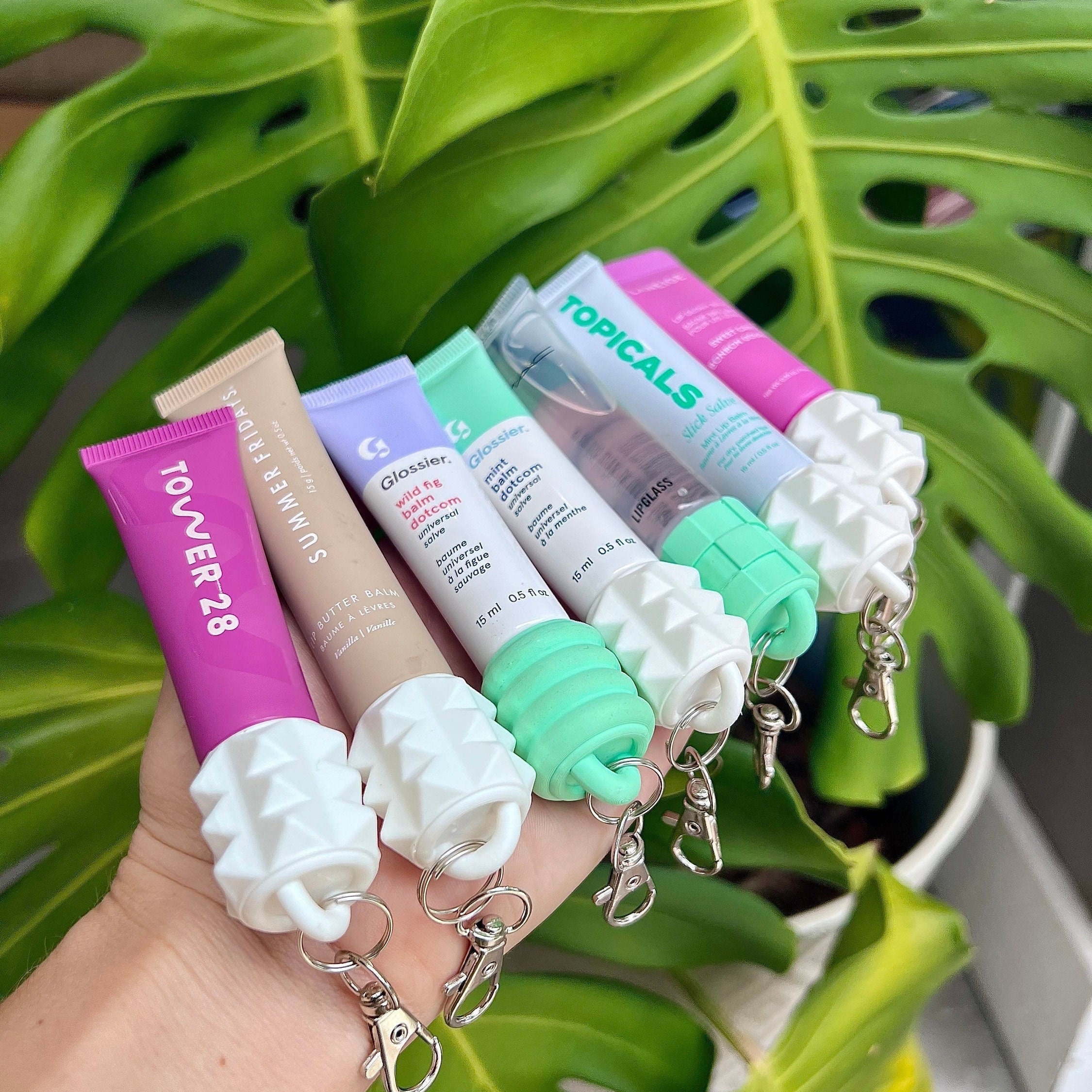 健康アクセサリー CHAPUP GLOSSGRL Keychain Cap for Lipgloss and Balm - Bubble Cap - Chap