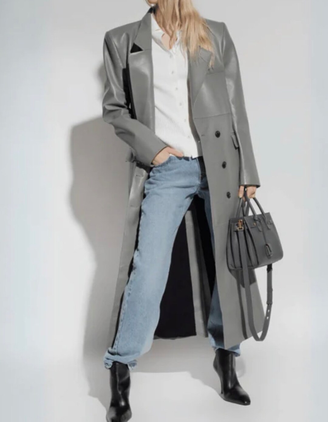 Women's Short Trench Jacket | Double Breasted