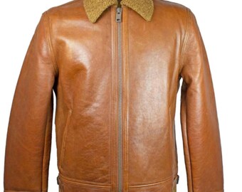 Chaqueta de cuero Ricardo para hombre